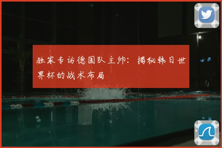 独家专访德国队主帅:揭秘韩日世界杯的战术布局
